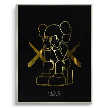 Kaws set of 3 - Canvas