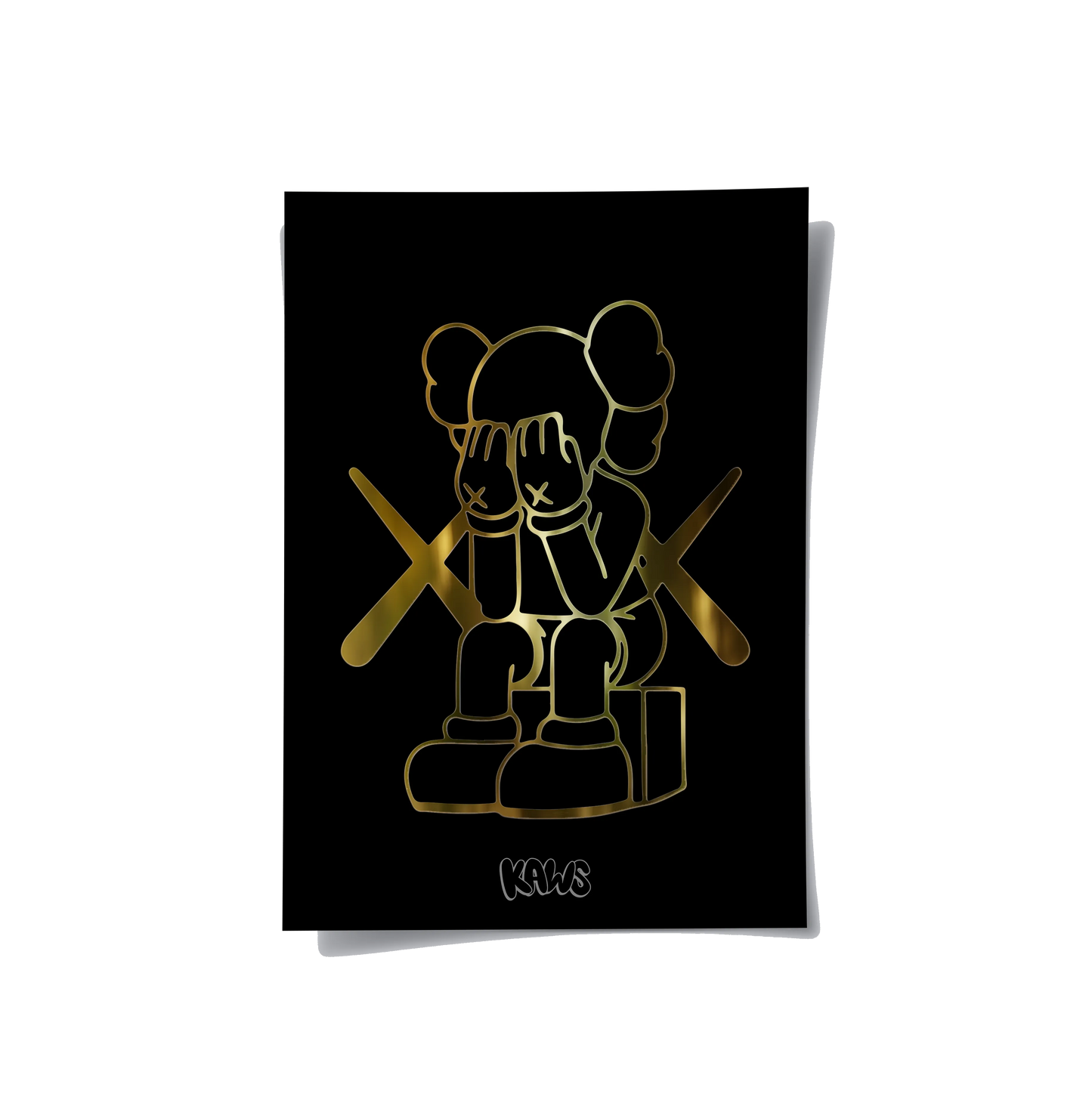 2Kaws set of 3 - poster