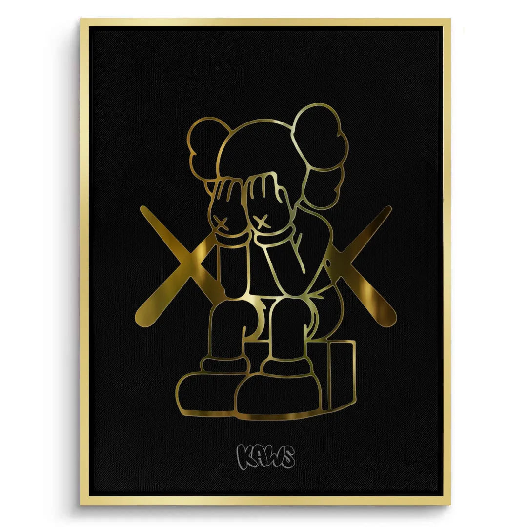 2Kaws set of 3 - Canvas