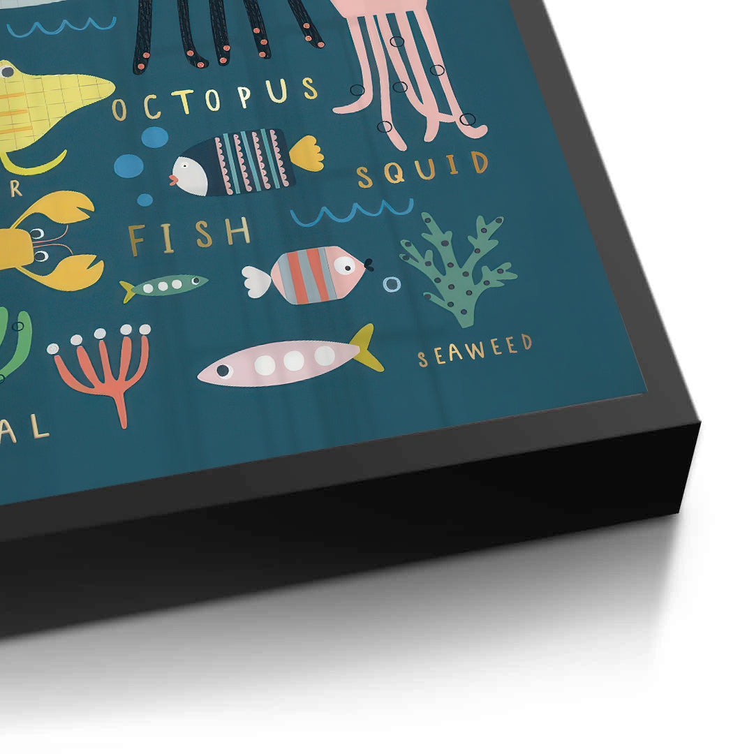 2Kids Educational Sea Animals - Fine Art