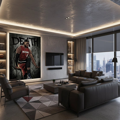 King James Villain Era - Canvas