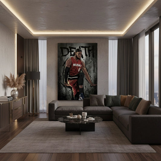 King James Villain Era - Canvas