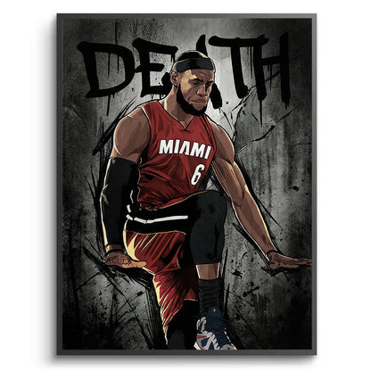 King James Villain Era - Fine Art