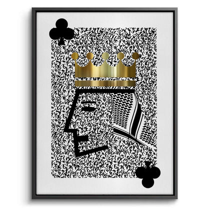 King of Clubs - Canvas