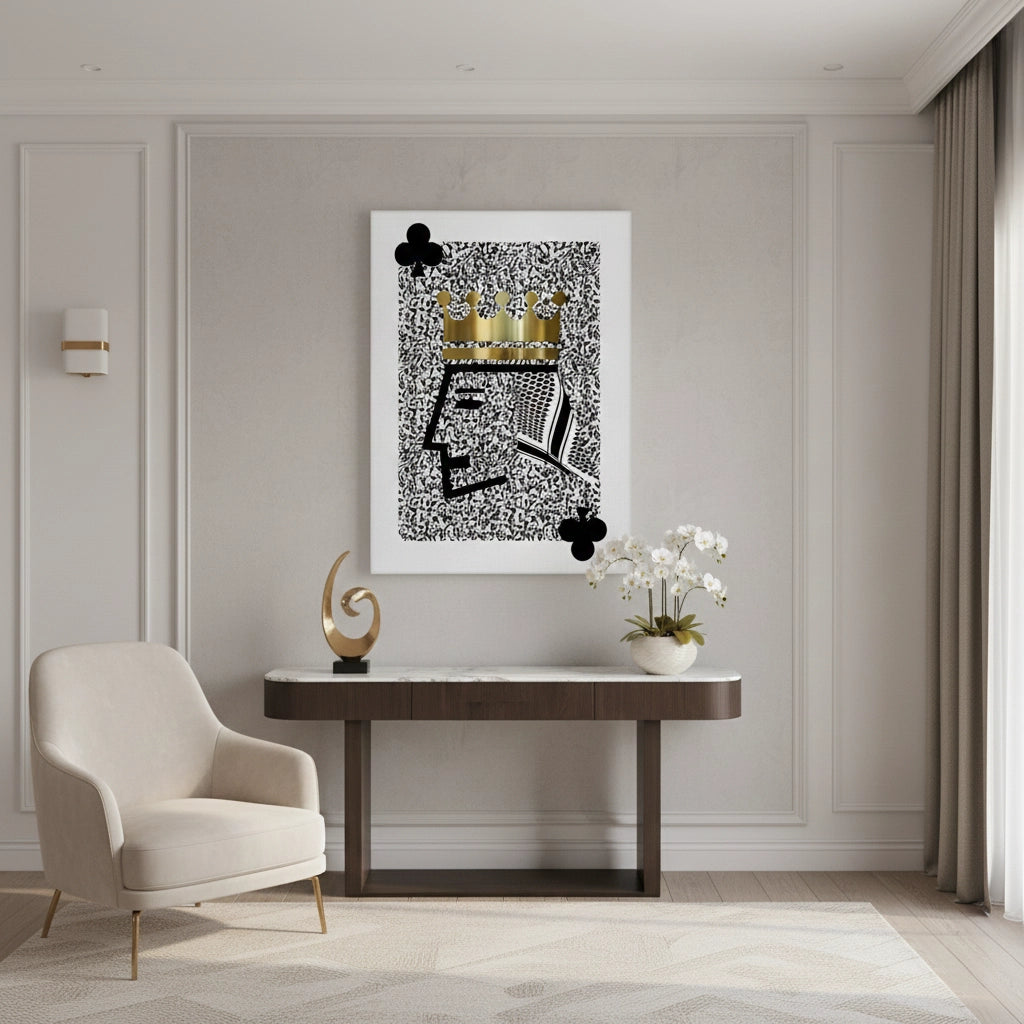 King of Clubs - Canvas