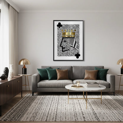 King of Clubs - Canvas
