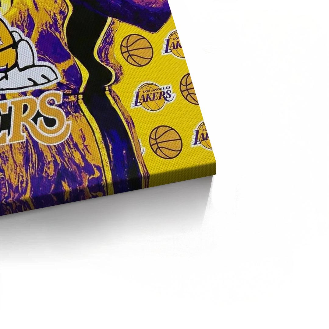 2Kobe Bryant #24 Lakers Tribute - Canvas