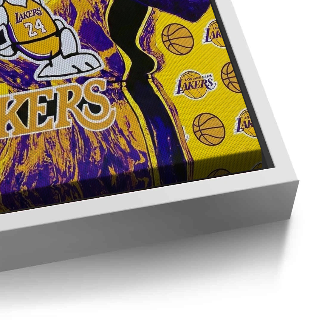 2Kobe Bryant #24 Lakers Tribute - Canvas