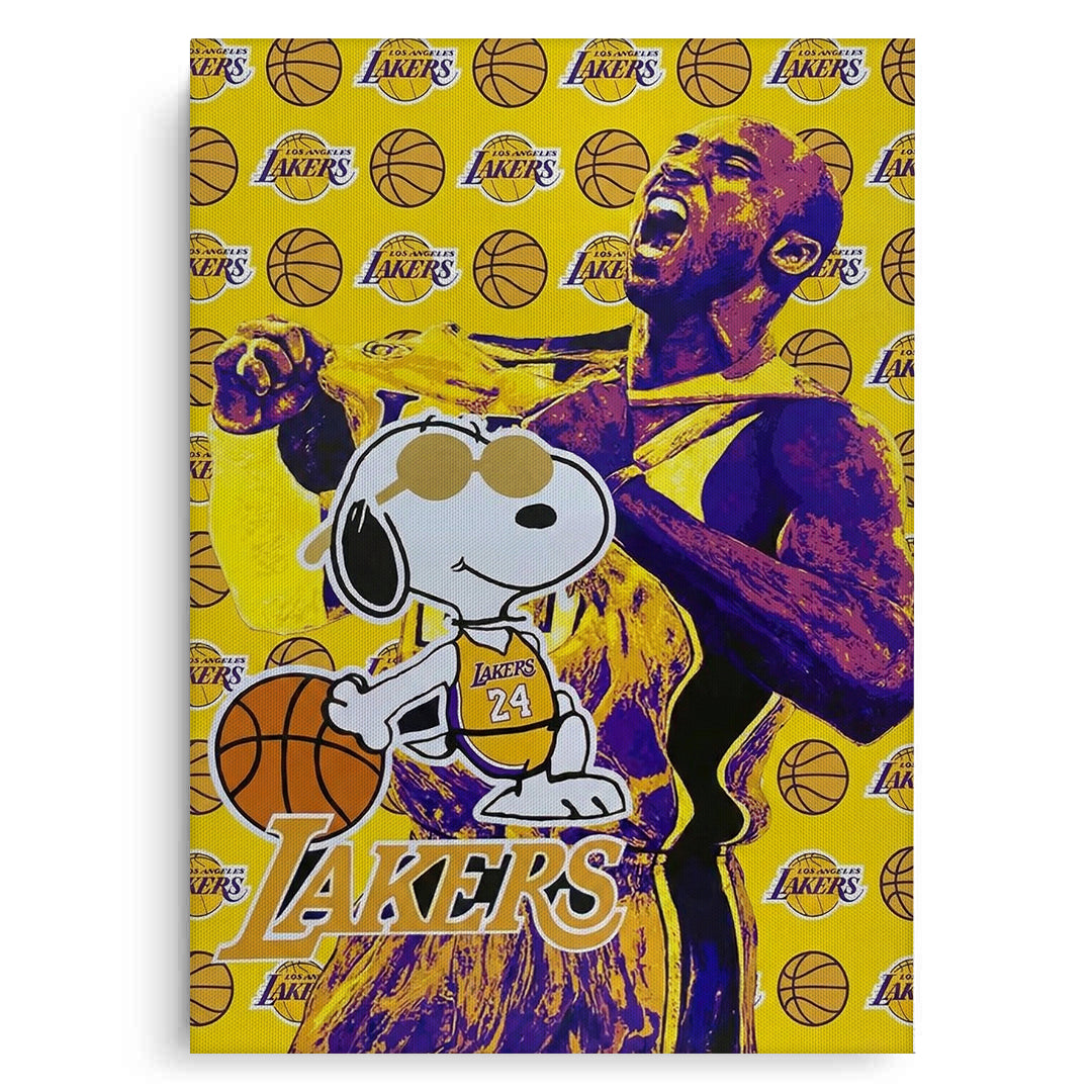 2Kobe Bryant #24 Lakers Tribute - Canvas