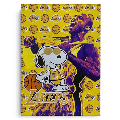 Kobe Bryant #24 Lakers Tribute - Canvas