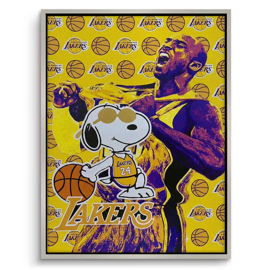 2Kobe Bryant #24 Lakers Tribute - Canvas