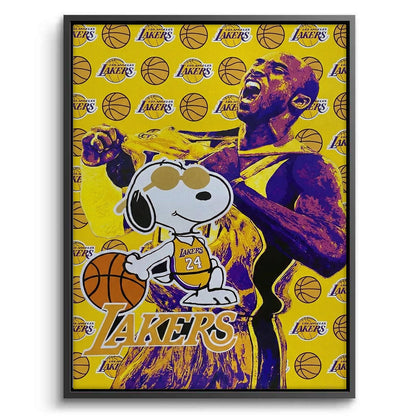 Kobe Bryant #24 Lakers Tribute - Canvas