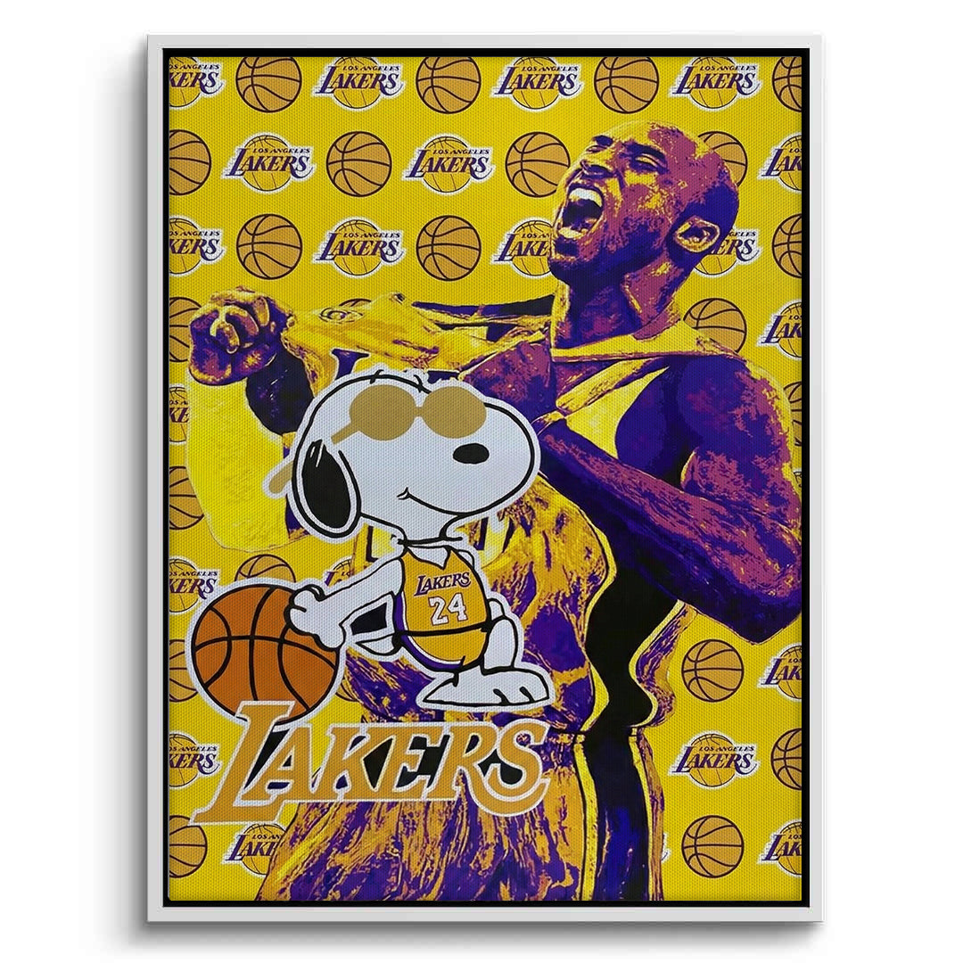 2Kobe Bryant #24 Lakers Tribute - Canvas