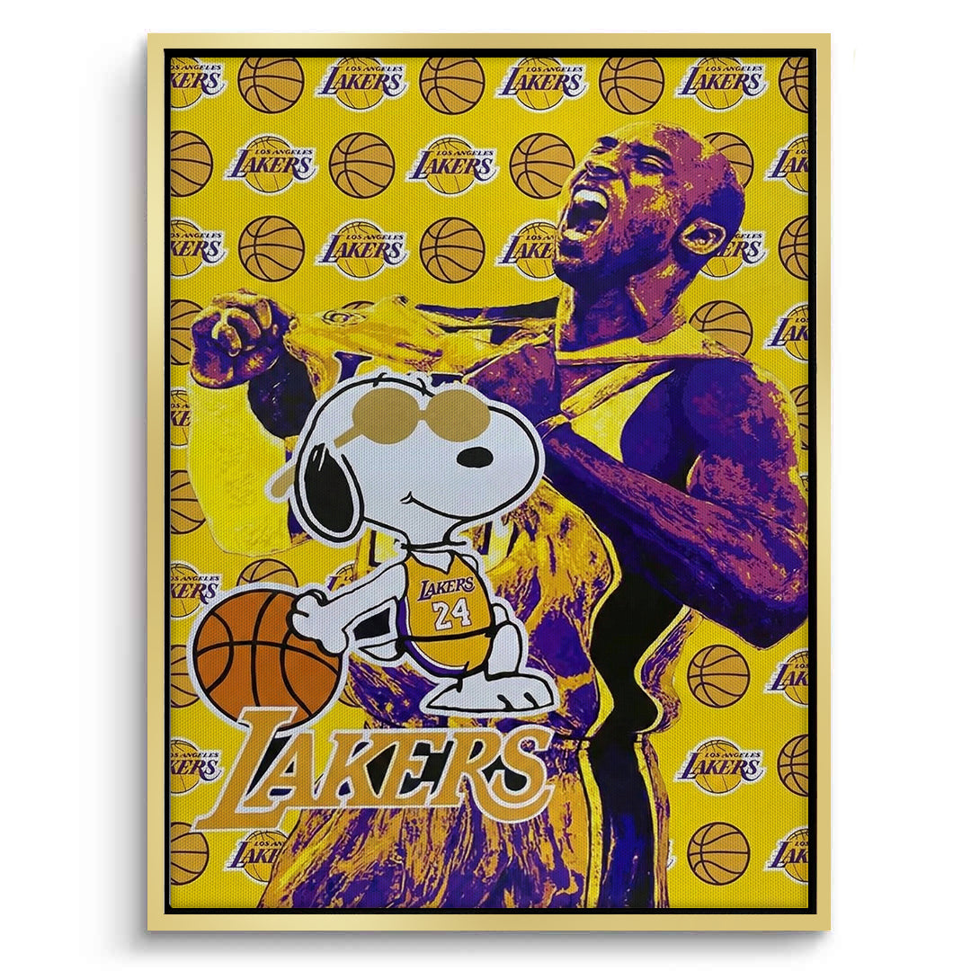 2Kobe Bryant #24 Lakers Tribute - Canvas