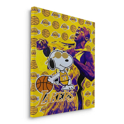 Kobe Bryant #24 Lakers Tribute - Canvas