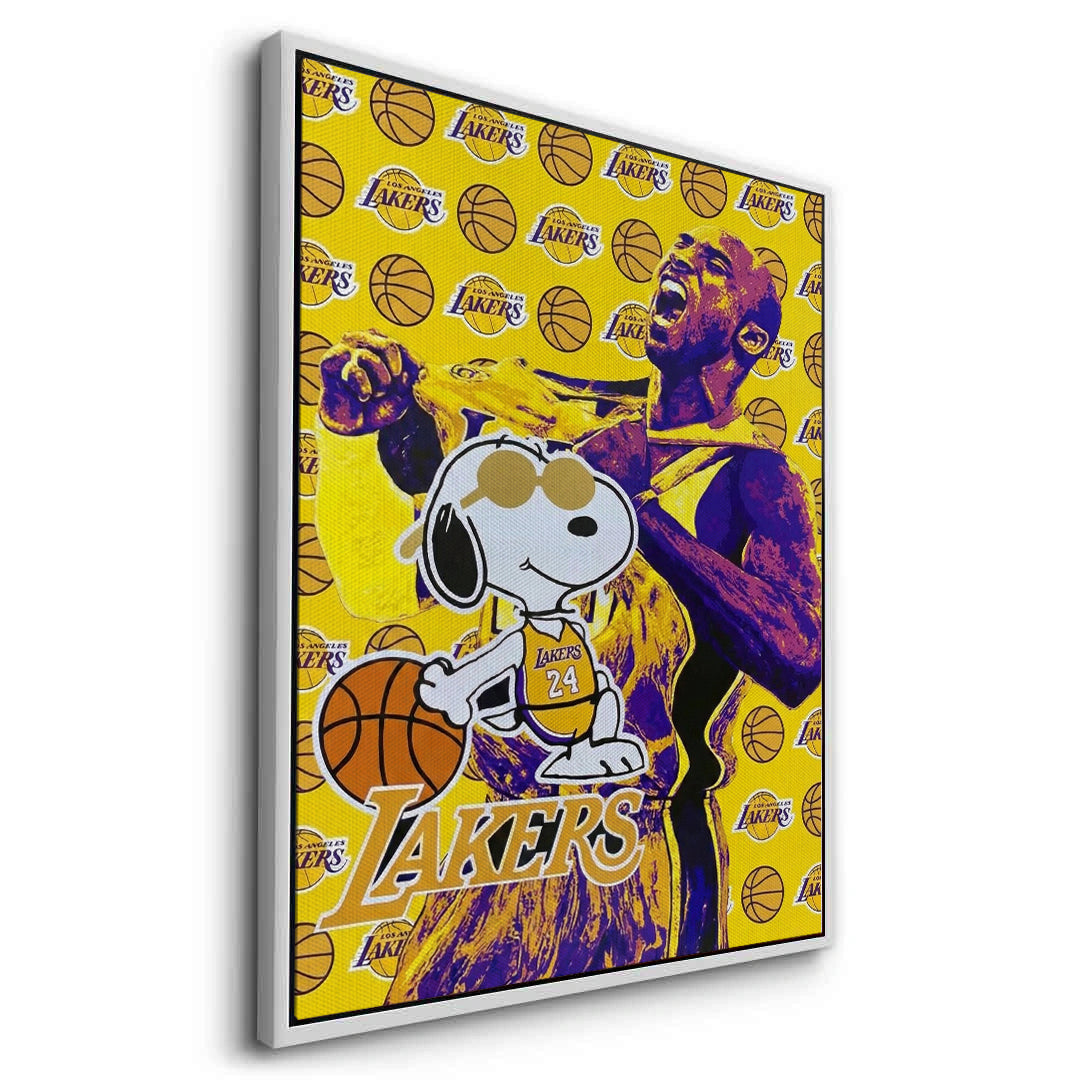 2Kobe Bryant #24 Lakers Tribute - Canvas