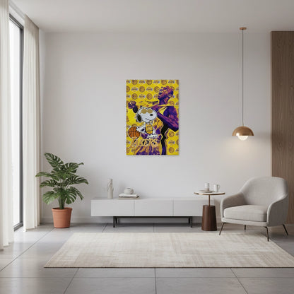 Kobe Bryant #24 Lakers Tribute - Canvas