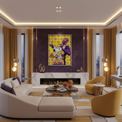 Kobe Bryant #24 Lakers Tribute - Canvas