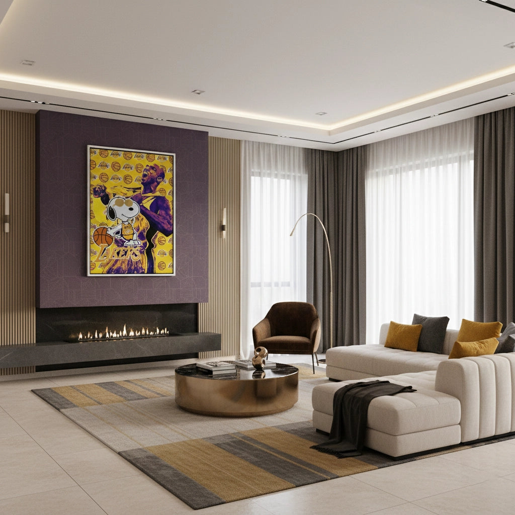2Kobe Bryant #24 Lakers Tribute - Canvas
