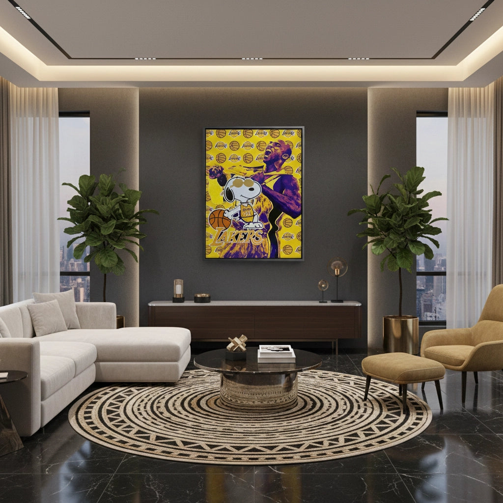 2Kobe Bryant #24 Lakers Tribute - Canvas