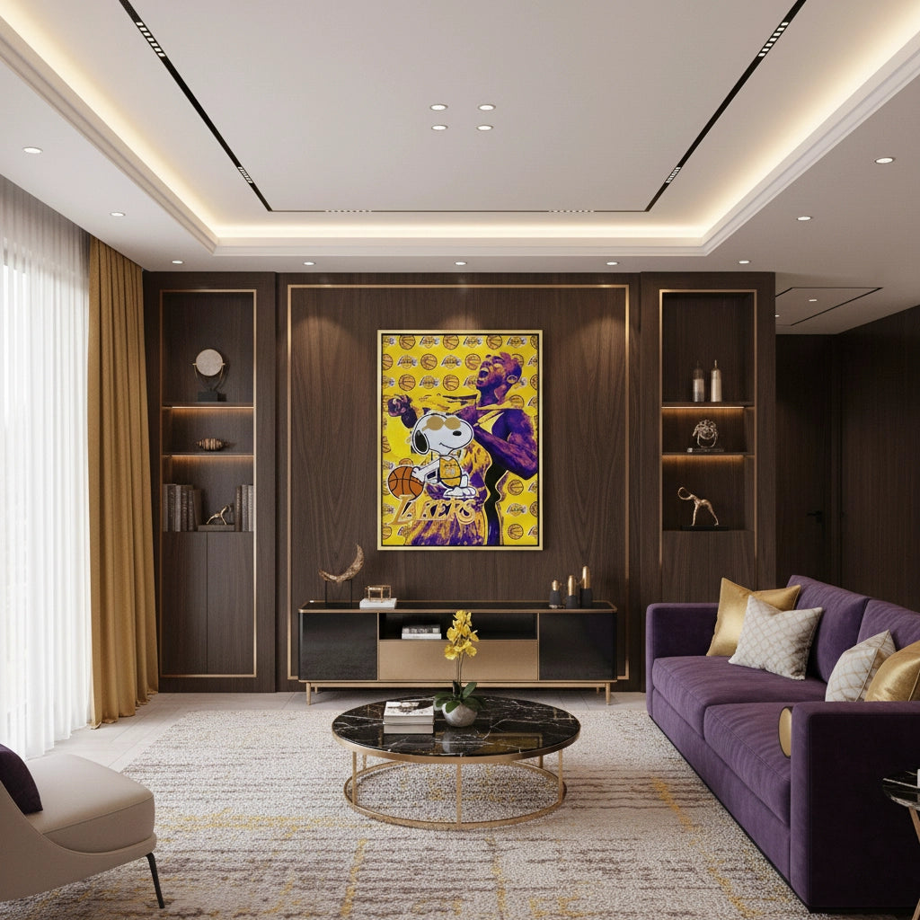 2Kobe Bryant #24 Lakers Tribute - Canvas