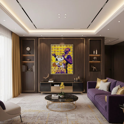 Kobe Bryant #24 Lakers Tribute - Canvas