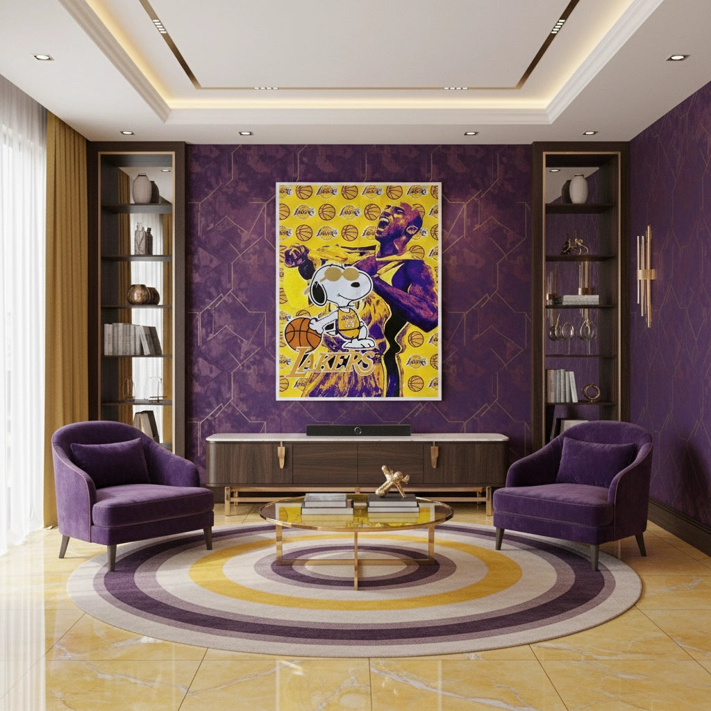 2Kobe Bryant #24 Lakers Tribute - Fine Art
