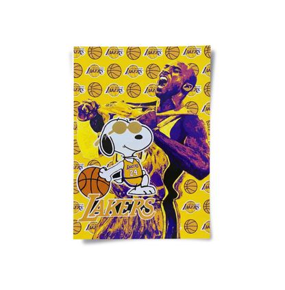 Kobe Bryant #24 Lakers Tribute - Poster