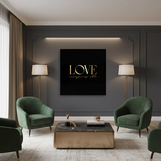 LOVE Conquers - Canvas