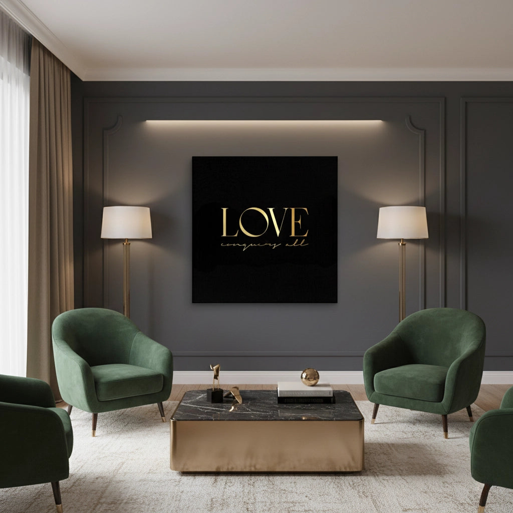 LOVE Conquers - Canvas