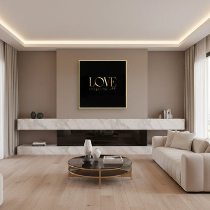 LOVE Conquers - Canvas