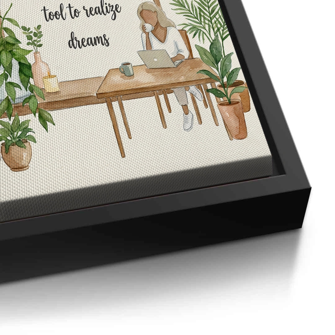 2Labor to Realize Dreams - Canvas