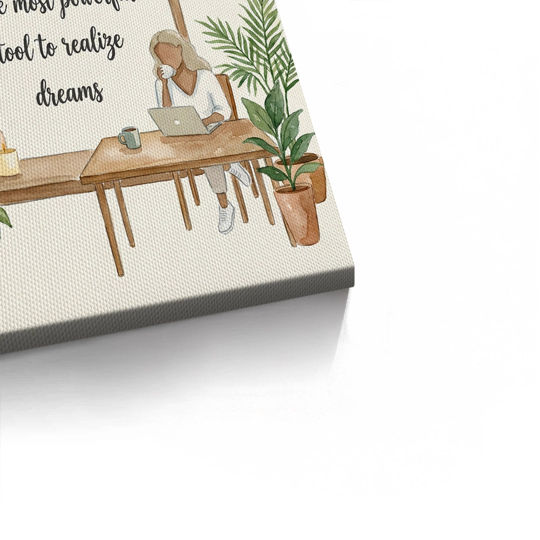 2Labor to Realize Dreams - Canvas