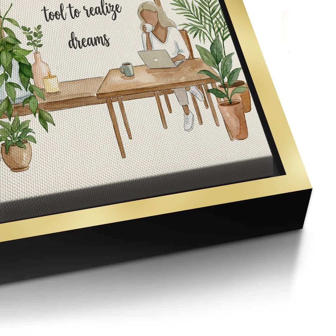 2Labor to Realize Dreams - Canvas