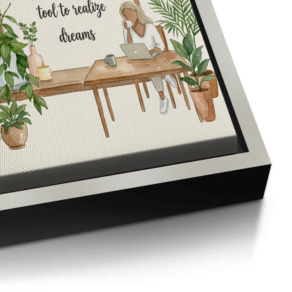 Labor to Realize Dreams - Canvas