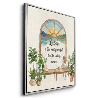 Labor to Realize Dreams - Canvas