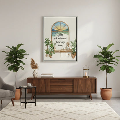 Labor to Realize Dreams - Canvas