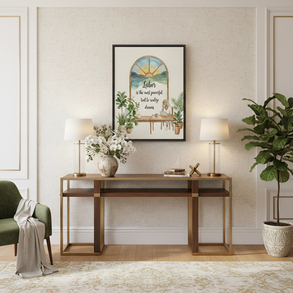 2Labor to Realize Dreams - Canvas