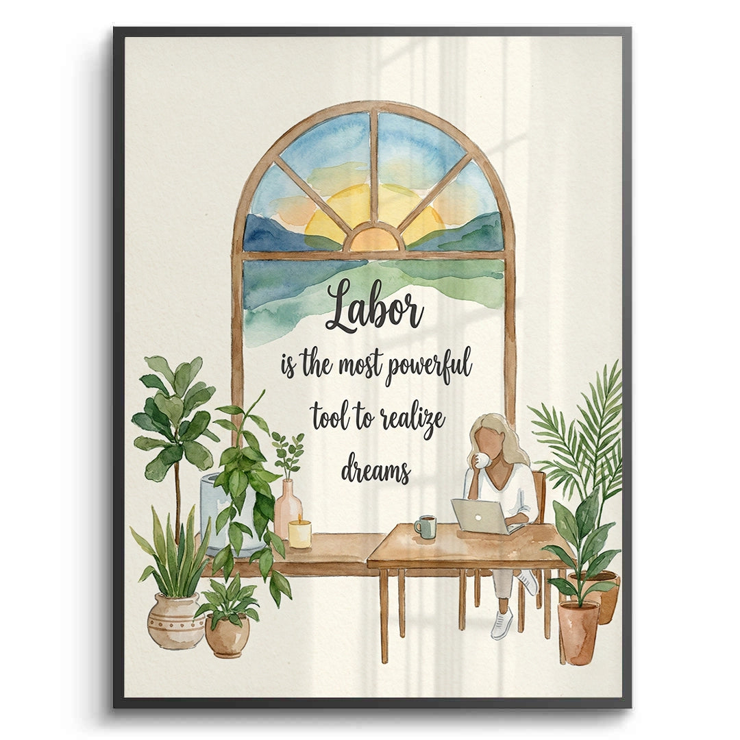 2Labor to Realize Dreams - Fine Art