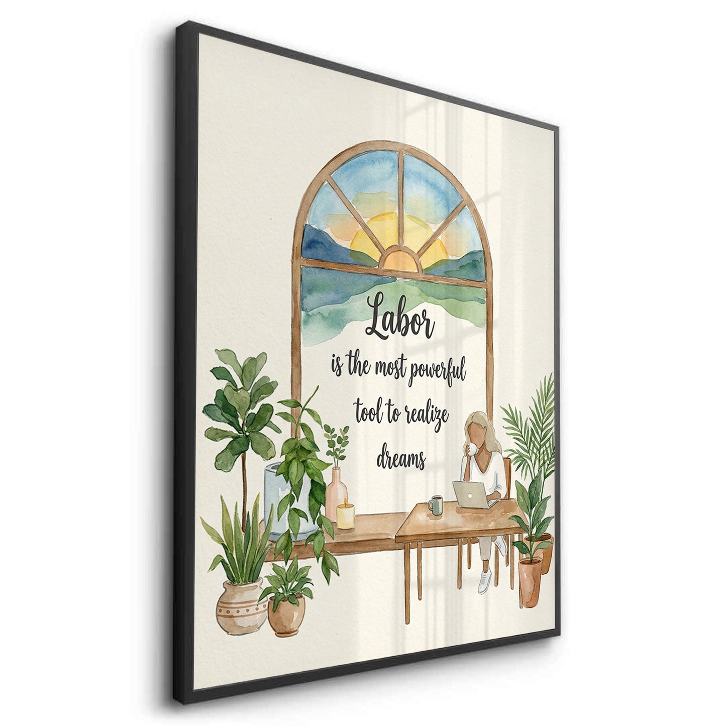 2Labor to Realize Dreams - Fine Art