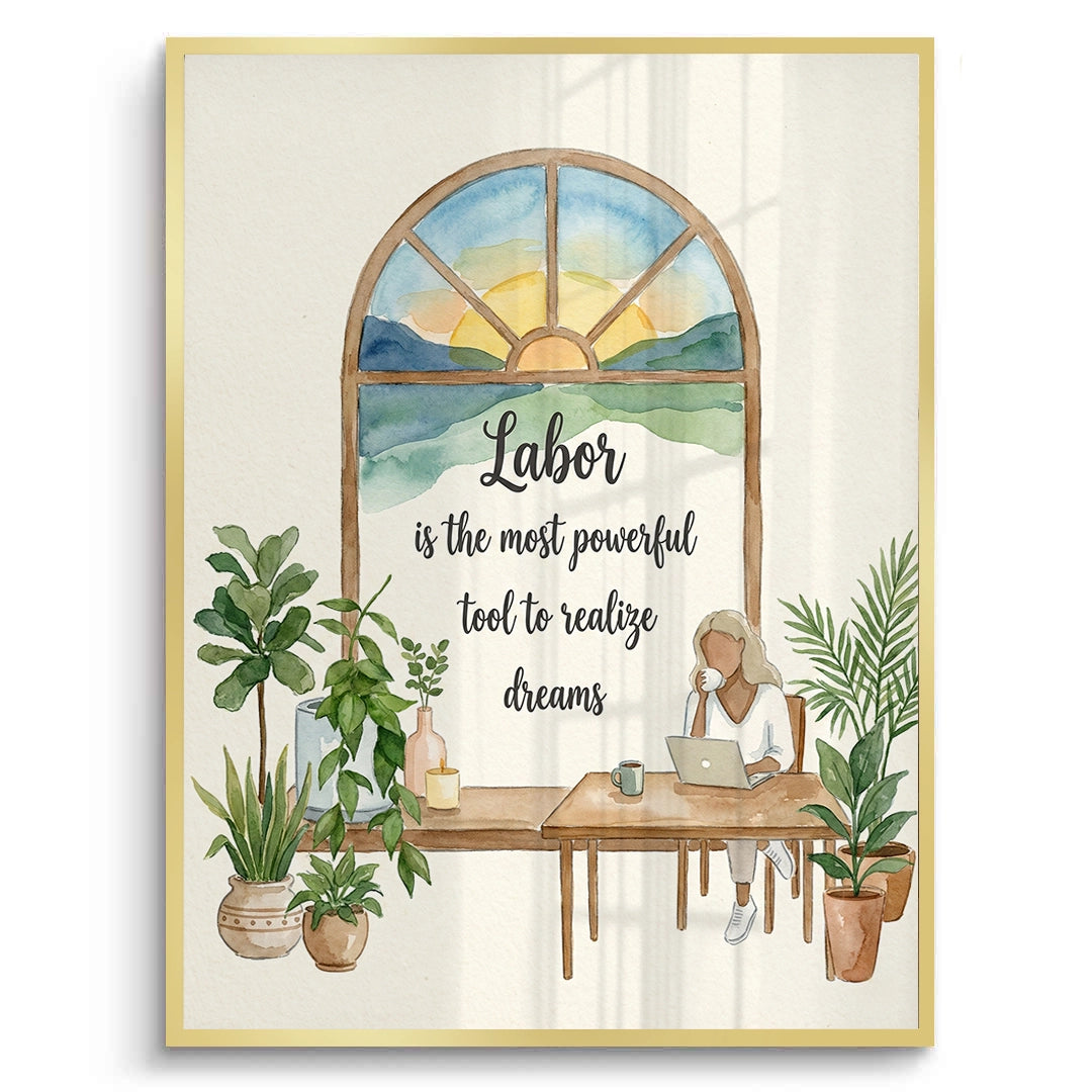 2Labor to Realize Dreams - Fine Art