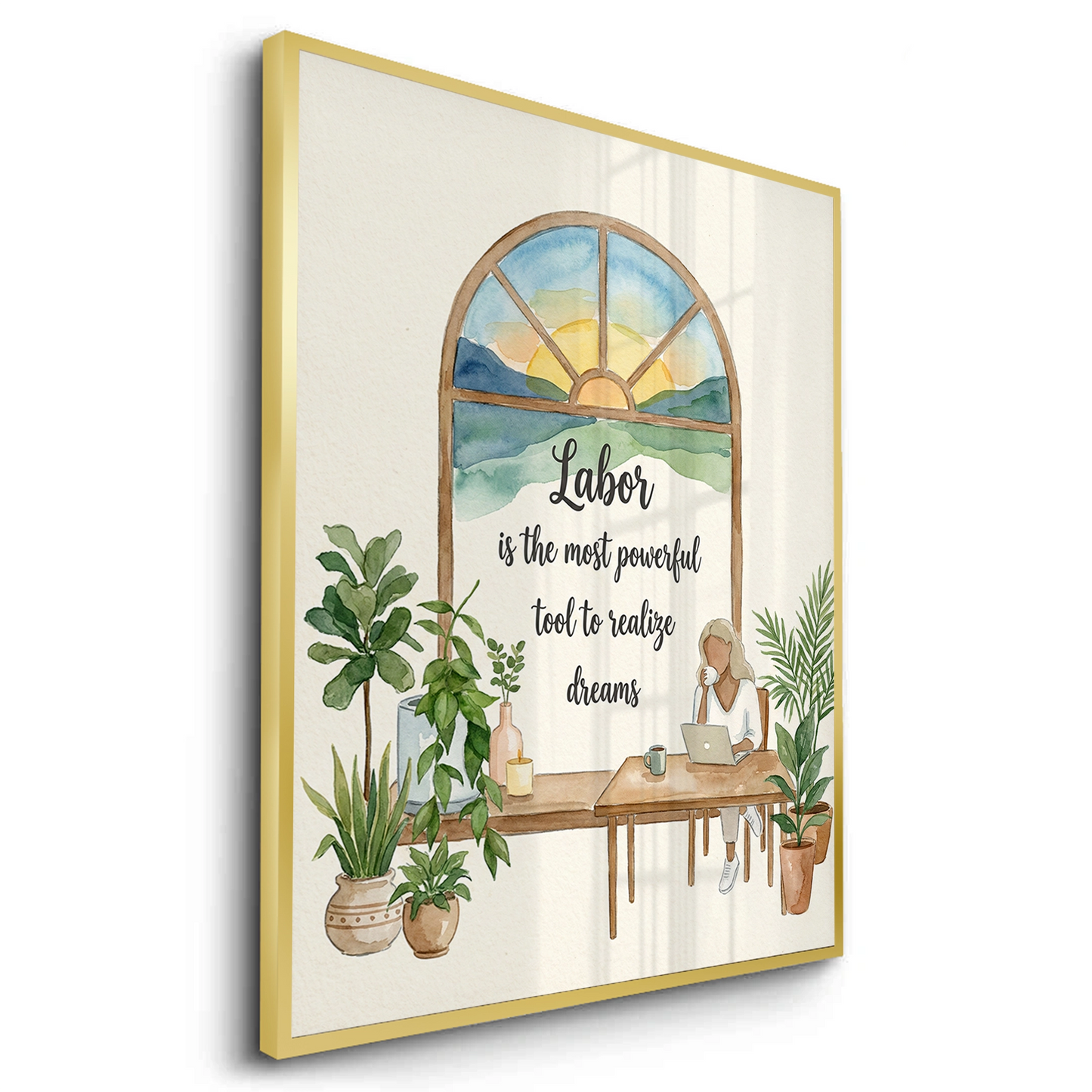 2Labor to Realize Dreams - Fine Art