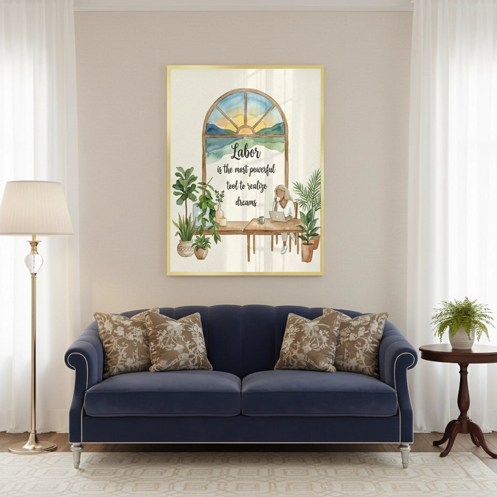 2Labor to Realize Dreams - Fine Art