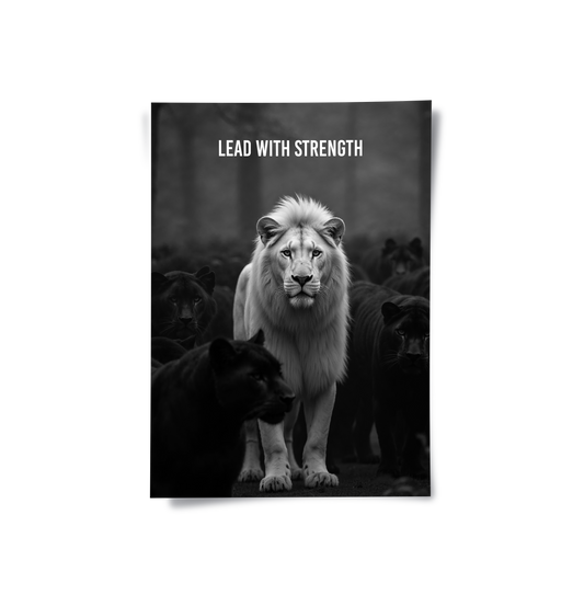 Lead With Strength - Poster