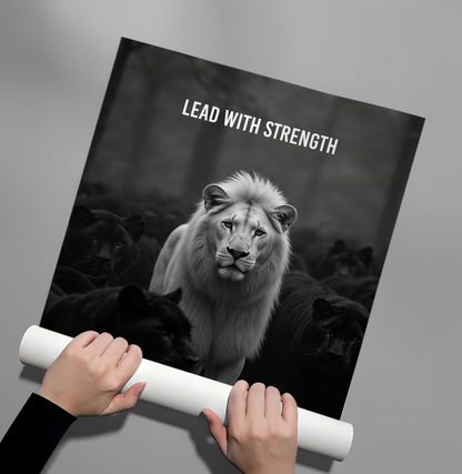 Lead With Strength - Poster