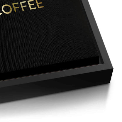 Life Begins After Coffee - Canvas