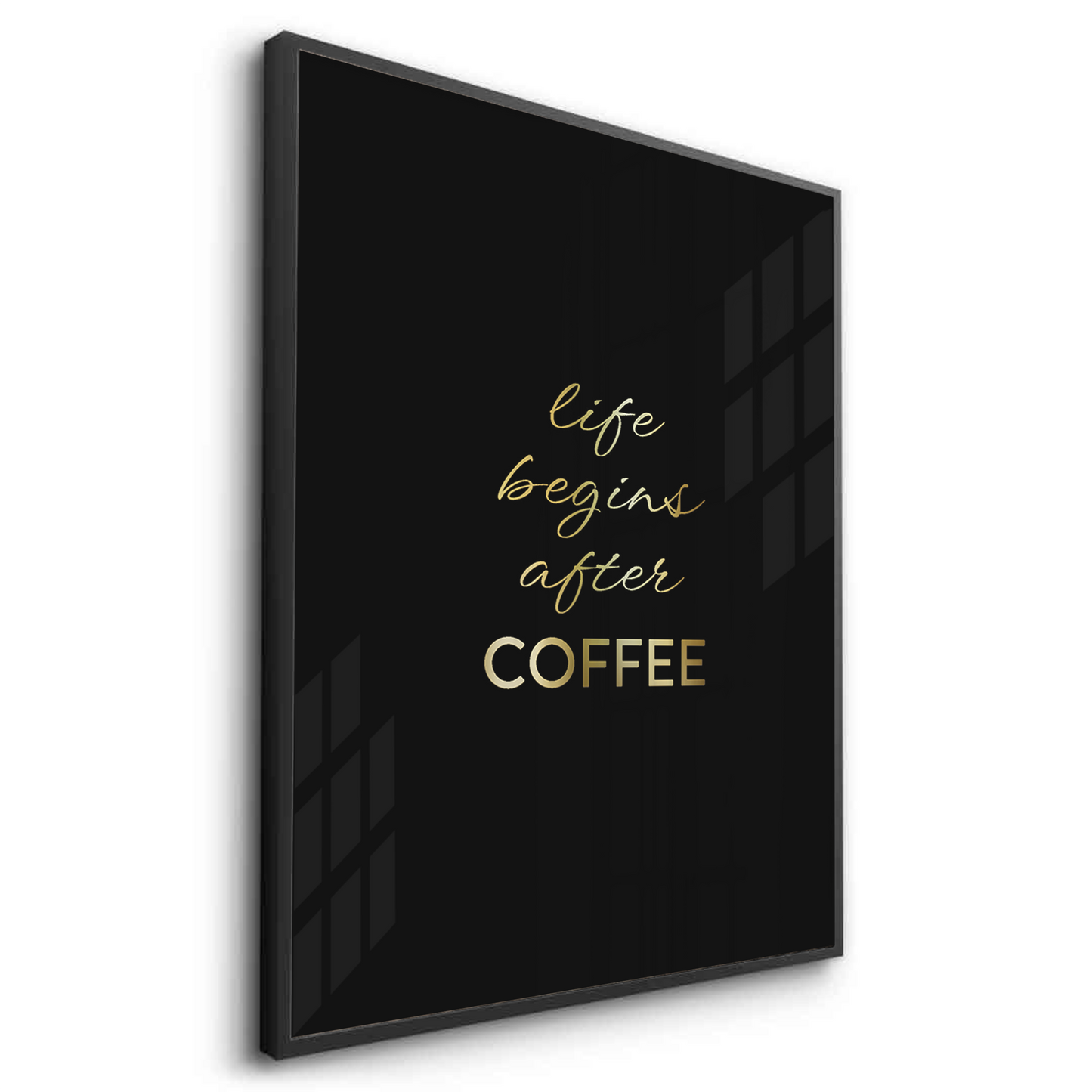 2Life Begins After Coffee - Fine Art
