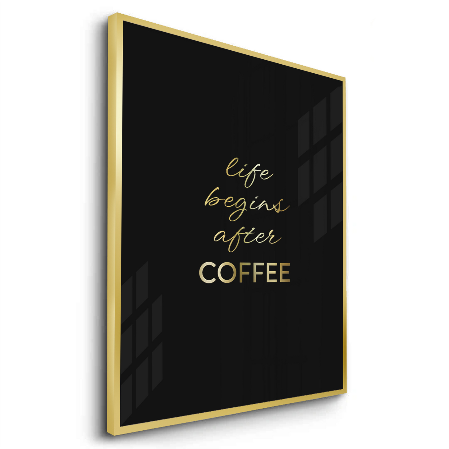 2Life Begins After Coffee - Fine Art