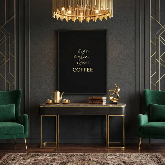 Life Begins After Coffee - Fine Art