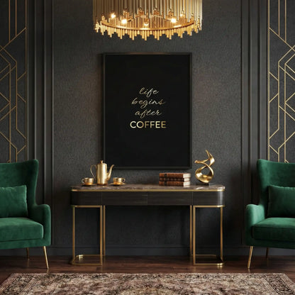 Life Begins After Coffee - Fine Art